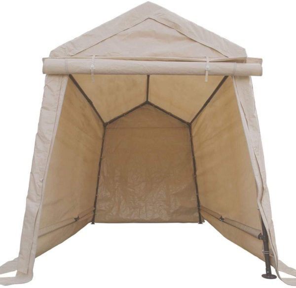 IMPACT CANOPY 70018150 Portable 6x8 Shed, Tan