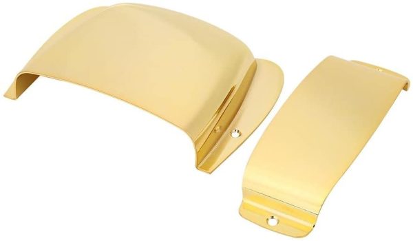 Cover Set for Electric Guitar, Zinc Alloy Pickup & Bridge Plate for PB Bass (Gold)