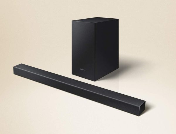 HW-A40M/ZC 2.1CH 210 Watt Sound Bar Speaker with Wireless Subwoofer [Canada Version] (2021), Black