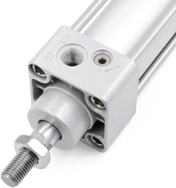 Baomain Pneumatic Air Cylinder SC 32-200 32mm Bore 200mm Stroke Screwed Piston Rod Dual Action - Image 2