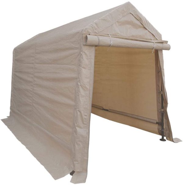 IMPACT CANOPY 70018150 Portable 6x8 Shed, Tan - Image 2