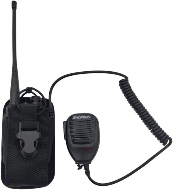 2 Pcs UV-5R 5W Ham Radio with Radio Case, Speaker Mic and Earpiece - Image 2