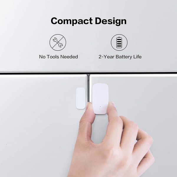 Aqara Door and Window Sensor, REQUIRES AQARA HUB, Zigbee Connection, Wireless Mini Contact Sensor for Alarm System and Smart Home Automation, Compatible with Apple HomeKit, Alexa, Works With IFTTT - Image 6