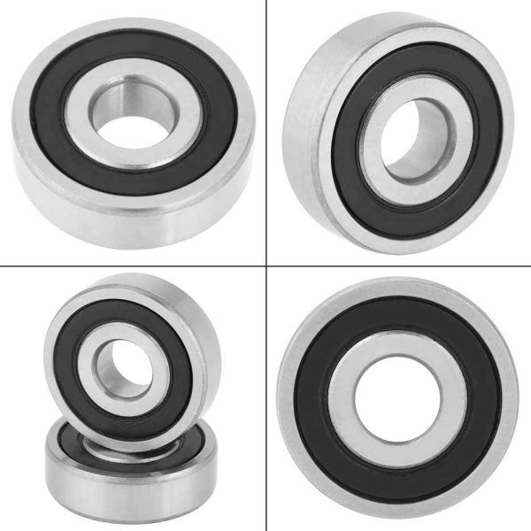 Bearing,  Rubber Sealed 6200 Bearing 10pcs 6200-2RS Double Rubber Sealed Steel Deep Groove Ball Bearings 10 * 30 * 9mm - Image 6