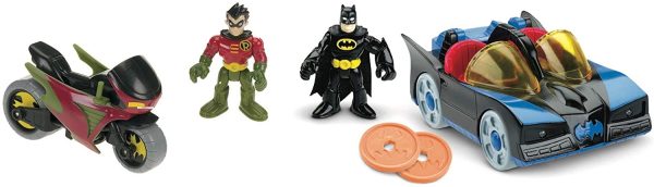 Fisher-Price Imaginext DC Super Friends, Batmobile & Cycle - Image 6