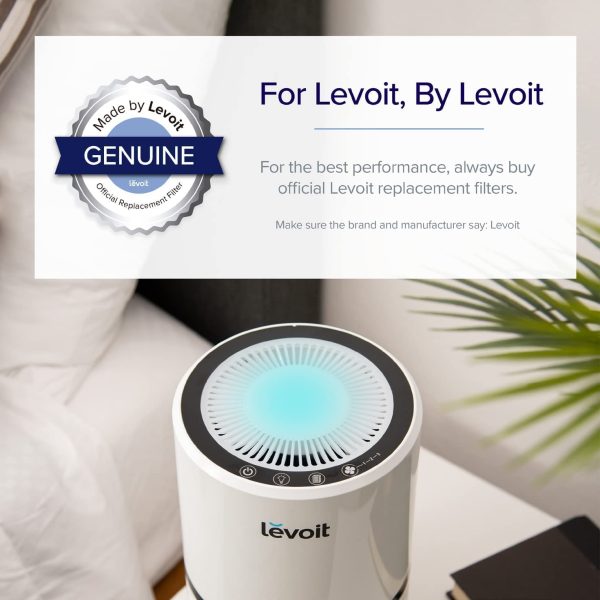 LEVOIT LV-H132 Air Purifier Replacement Filter, H13 True HEPA Filter and Activated Carbon Filter Set, LV-H132-RF - Image 2