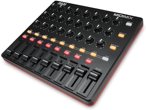 AKAI Professional MIDImix - USB MIDI Controller Mixer with Assignable Faders & Master Fader, 24 Knobs and 16 Buttons, 1 to 1 Mapping With Ableton Live - Image 2