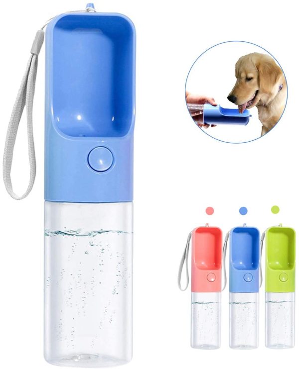 Sofunii Dog Water Bottle Travel Portable Pet Water On The Go Drinking Bowl Dish Dispenser for Dog Walking Hiking Camping Road Trip BPA Free 15 oz Large Capacity - Image 6