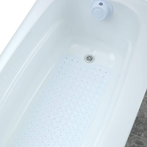 SlipX Solutions Bottomless Bath Overflow Drain Cover (White, 4 inch Diameter) - Image 5