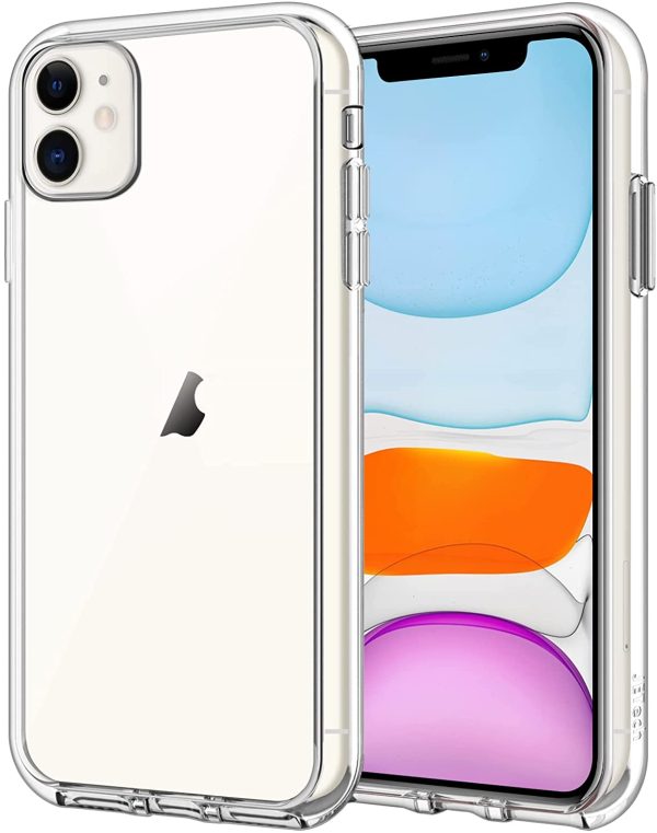 Case for iPhone 11 (2019) 6.1-Inch, Shock-Absorption Bumper Cover, Anti-Scratch Clear Back (HD Clear) - Image 3