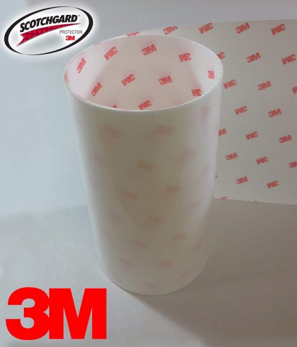 3M Clear Paint Protection Vinyl Film 6 Inch Wide - Choose Your Size (6" x 12")