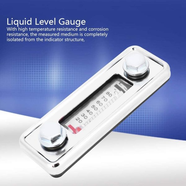 Oil Liquid Level Gauge Meter Transparent Intuitive Display Good Sealing Accurate Measurement for Home or Factory(LS-3) - Image 4