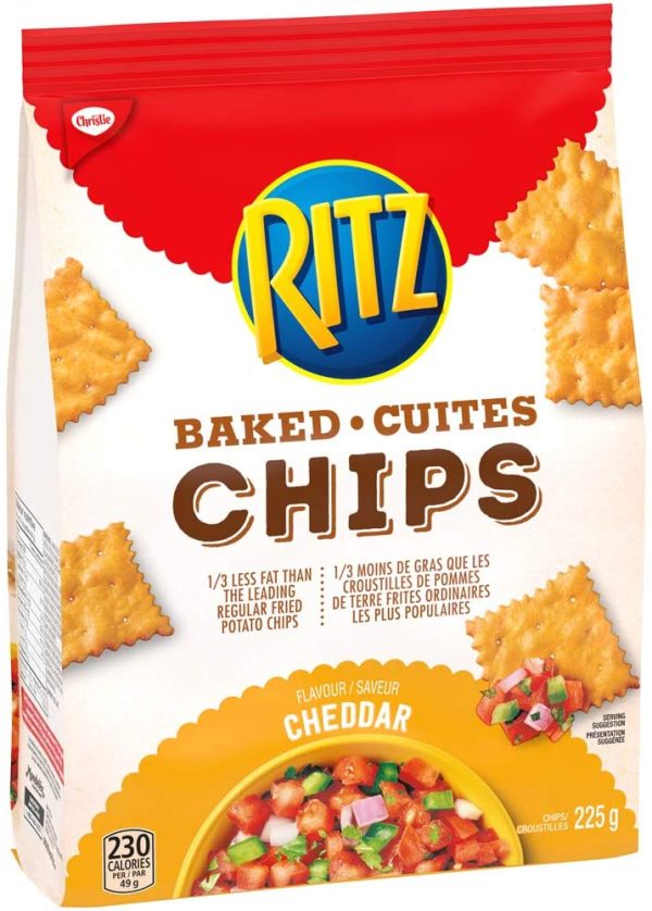 Ritz Baked Chips Cheddar Flavour, 7.9oz - Image 2