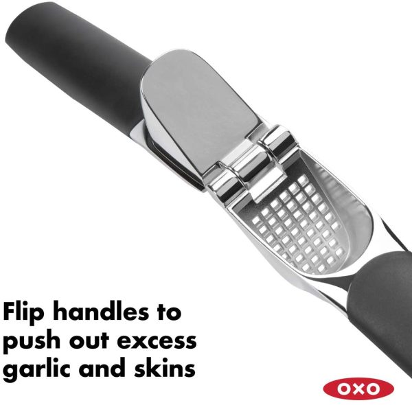 OXO Good Grips Soft-Handled Garlic Press - Image 9