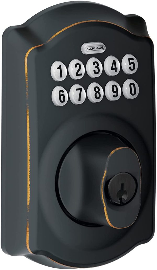 BE365 CAM Camelot Keypad Deadbolt,Aged Bronze - BE365 CAM 716 - Image 6