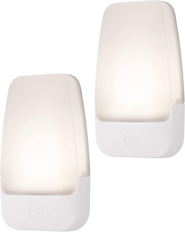 GE 30966 LED Plug-In Night Light, 2 Pack, Automatic, Light Sensing, Auto On/Off, Soft White, Energy Efficient, Ideal for Entryway, Hallway, Kitchen, Bathroom, Bedroom, Stairway and Office - Image 8