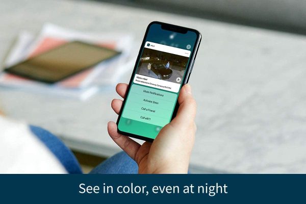 Arlo Essential Spotlight Camera - 1 Pack - Wireless Security, 1080p Video, Color Night Vision, 2 Way Audio, Wire-Free, Direct to WiFi No Hub Needed, Works with Alexa, White - VMC2030 - Image 2