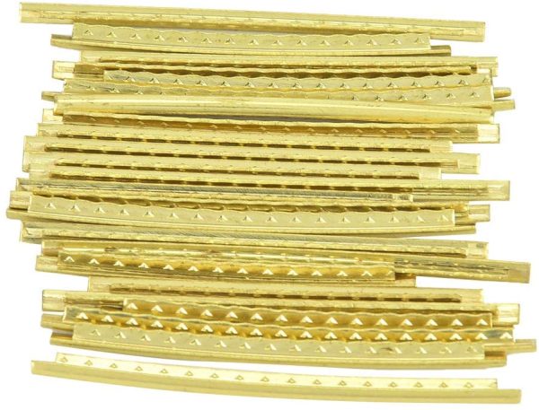 Toughness High Strength Electric Guitar Fret Wire, Fret Wire, Durable Brass for Guitar Enthusiasts Professionals