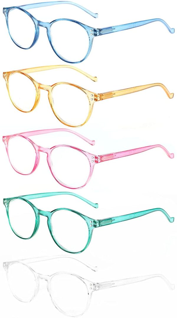 5 Pairs Ladies Reading Glasses Fashion Spring Hinge Pattern Design Readers for Women - Image 4