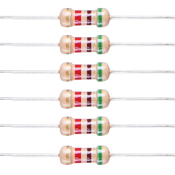 AUSTOR 925 Pieces 37 Values 5% Carbon Film Resistors Assortment Kit, 0 Ohm-1M Ohm 1/4W Resistor for DIY Projects and Experiments - Image 6