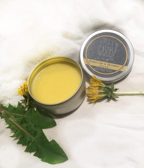 Dandelion and Rosemary Salve - 100% Natural, Vegan, Massage Balm, Sore Muscles, Dry Skin, palm oil free, cruelty free, plastic free, natural & handcrafted - 100ml - Image 7