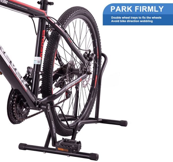 Bike Stand Bike Floor Parking Rack for Mountain Bike Road Bike BMX Cycling - Image 3