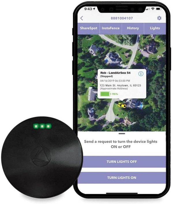 LandAirSea 54 GPS Tracker, USA Manufactured, Waterproof Magnet Mount. Full Global Coverage. 4G LTE Real-Time Tracking for Vehicle, Asset, Fleet, Elderly and More. Subscription is Required, Black - Image 4