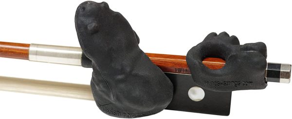 Concert Black 2-Piece Set: Things 4 Strings Bow Hold Buddies Violin/Viola Teaching Aid Accessory - Image 2