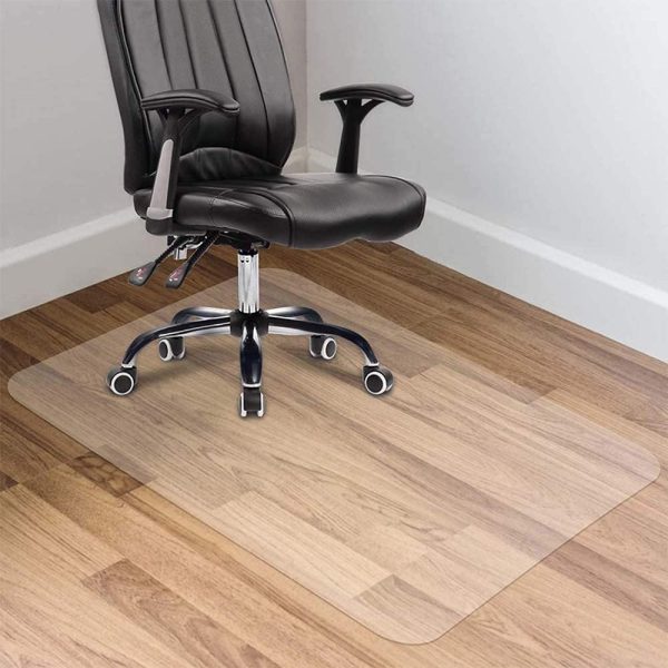 Office Chair Mat for Hard Floor Use, 48" x 36" Rectangle Transparent Hard Floor Protector, Easy Glide for Chairs,Wood/Tile Protection Mat for Office & Home 90 x 120cm - Image 7