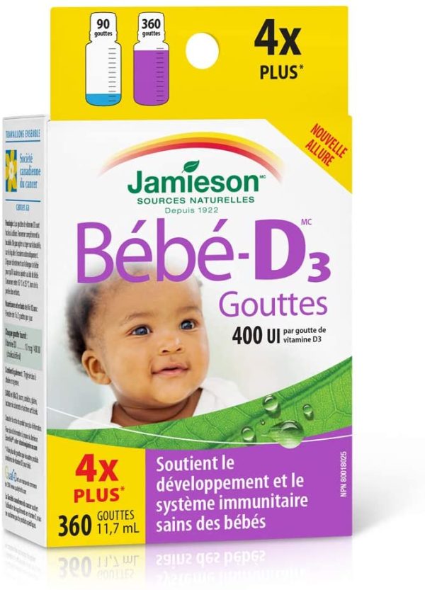 Baby-D - 400 IU Vitamin D3 Droplets, 11.7 ml (Pack of 1)