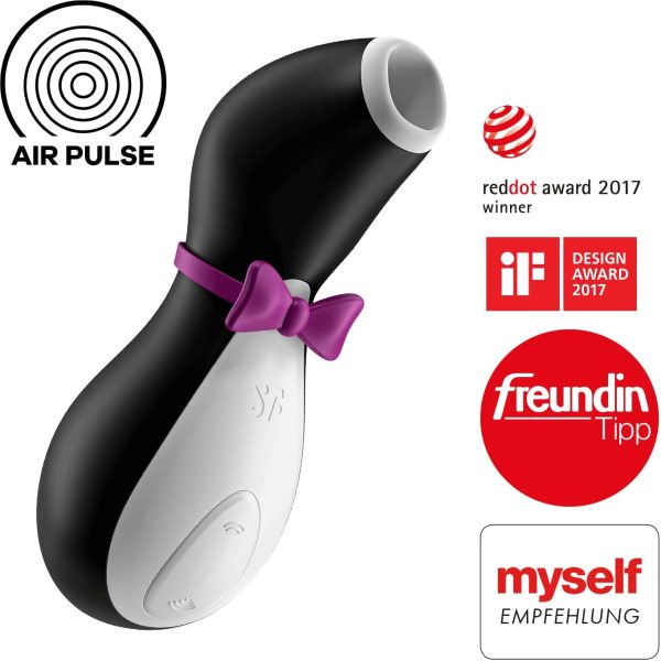 Satisfyer Penguin Air-Pulse Clitoris Stimulator - Non-Contact Clitoral Sucking Pressure-Wave Technology, Waterproof, Rechargeable - Image 2