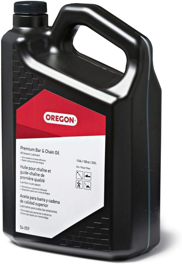 Oregon Chainsaw Bar and Chain Oil, 1 Gallon Bottle (128 fl.oz / 4500 ml) (54-059)