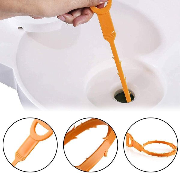 3 Pack 25 in Hair Snake Sink Snake Clog Remover for Sewer Kitchen Bathroom?? - Image 4