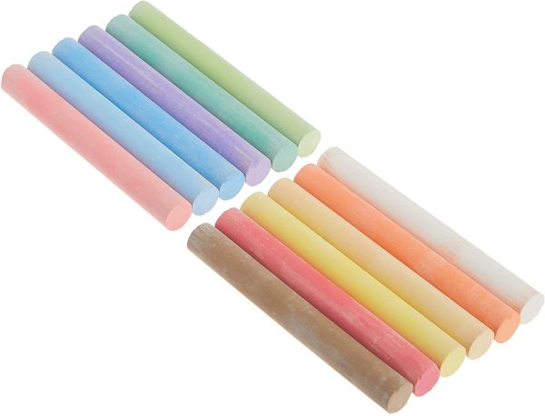 Crayola 12 Coloured Chalk Arts & Crafts