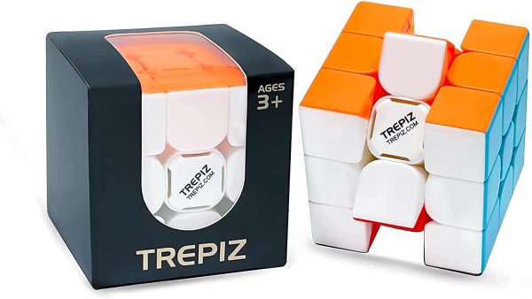 Trepiz - Speed Cube 3x3 - Buttery Smooth, Ultra Durable Magic Cube with Bright Colorful Stickerless Tiles for Brain Exercise Teaser Toy for Puzzle Loving Cubes for Kids & Teenagers - Image 2