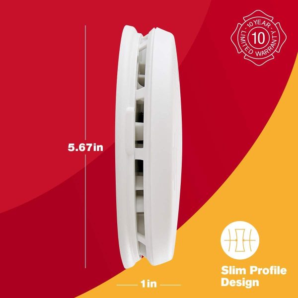 PR700A Slim Series Battery Powered Photoelectric Smoke Alarm - Image 8