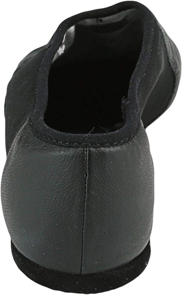 BLOCH Dance Women's Neo-Flex Leather and Neoprene Slip On Split Sole Jazz Shoe - Image 3