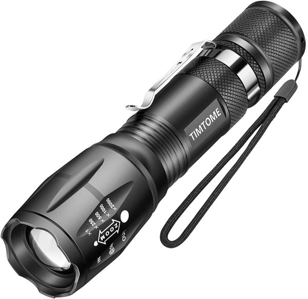 LED Flashlight, Ultra Bright XML T6 Handheld Flashlights - High Lumen, Zoomable, 5 Modes, Water-Resistant - Perfect for Camping Biking Home Emergency or Gift-Giving (1) - Image 6