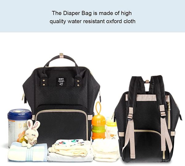 Diaper Bag Multi-Function Waterproof Travel Backpack Nappy Bag for Baby Care with Insulated Pockets, Large Capacity, Durable - Image 4