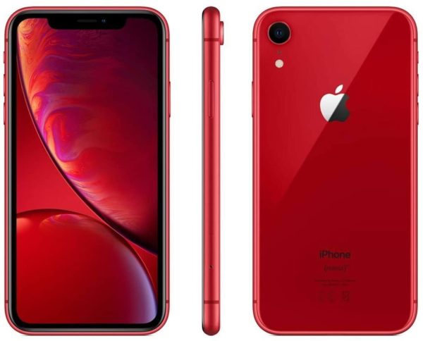 Apple iPhone XR, 64GB, Red - Fully Unlocked (Renewed)