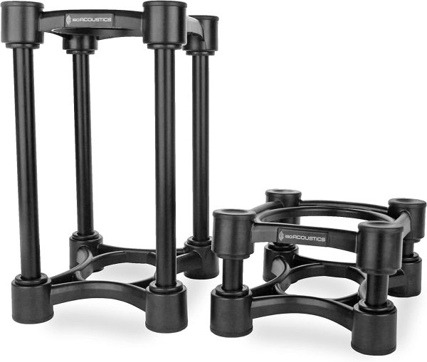 IsoAcoustics Iso-Stand Series Speaker Isolation Stands with Height & Tilt Adjustment: Iso-130 (5.1" x 6?? Pair