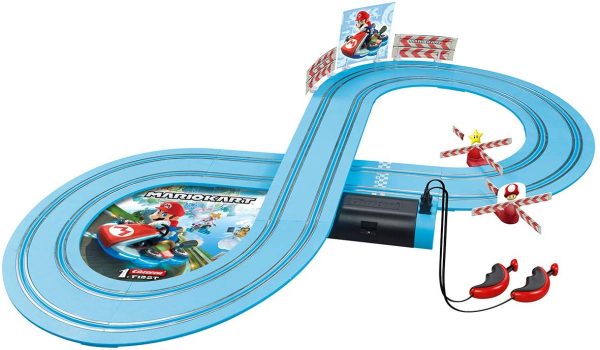 Carrera First Mario Kart - Slot Car Race Track With Spinners - Includes 2 Cars: Mario and Yoshi - Battery-Powered Beginner Racing Set for Kids Ages 3+ - Image 3