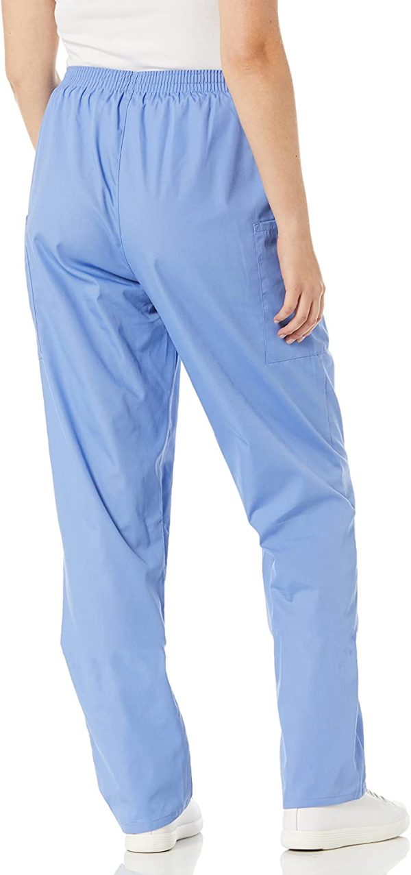 CHEROKEE Women?M?? Workwear Elastic Waist Cargo Scrubs Pant - Image 2