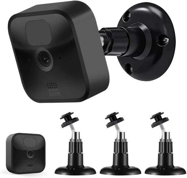 Blink Outdoor Camera Mount,  360 Degree Adjustable Wall Mount Bracket for Blink Outdoor Camera and Blink Indoor Security Camera System Accessories (Black, 3 Pack) - Image 4