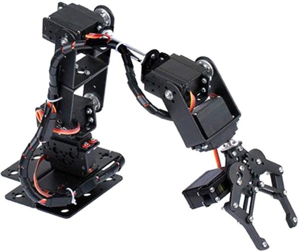 6DOF Mechanical Arm Claw Kit, DOF Manipulator Industrial Robot Mechanical Arm Gripper Automatic Robot Parts - Image 3