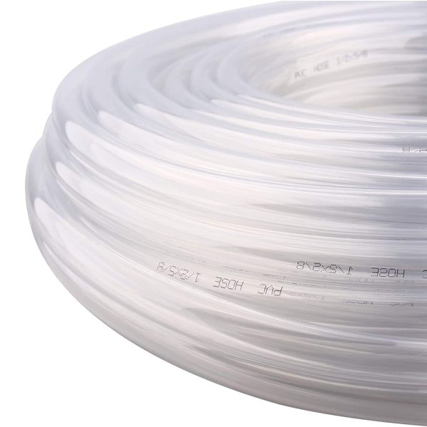 DERNORD PVC Tubing 1/2"ID X 5/8"OD Flexible Clear Vinyl Hose 100 Feet for Food Grade - Image 4