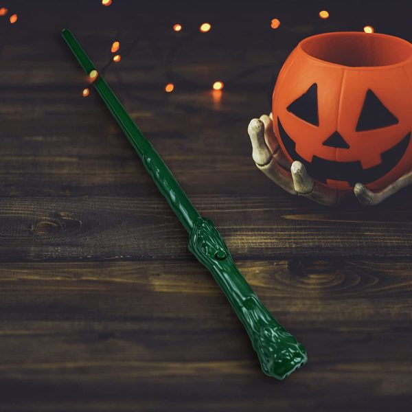 Magic Light Up Wizard Wand for Kids Sound Illuminating Girls Boys Toy Witchcraft Cosplay Accessary 2 Piece - Image 4