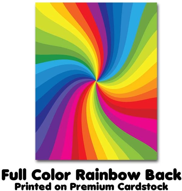 Rainbow Birthday Party Invitations with Envelopes | Kids Birthday | Gender Neutral, Invitations for Girls, Invitations for Boys | with Birthday Sticker - Image 3