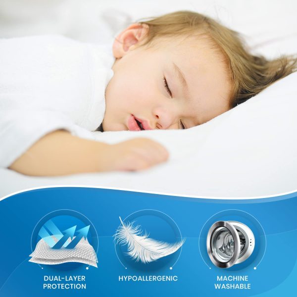 Waterproof Twin XL Size Mattress Protector with 2 Pillow Protectors