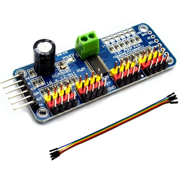 Newhail PCA9685 16 Channel PWM Servo Motor Driver PCA9685 IIC Module 12-Bit for Arduino Robot Raspberry pi - Image 6